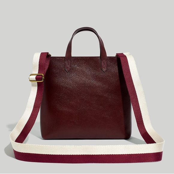 Madewell The Zip-Top Transport Crossbody: Colorblock Webbing Strap Edition - Picture 1 of 7